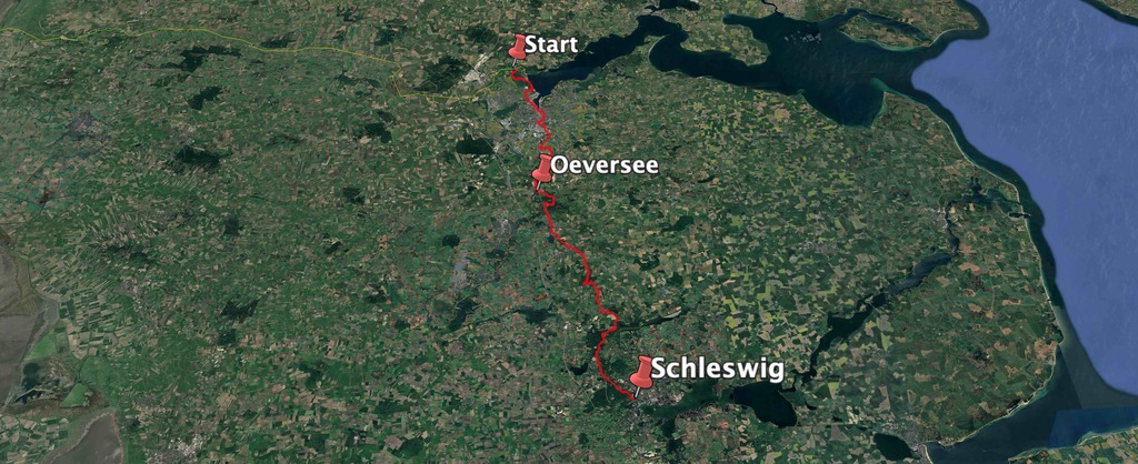 Die ersten beiden Etappen es E1 in Deutschland